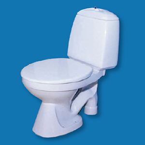 Urine diverting flush toilet